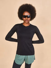 Load image into Gallery viewer, Gallery: Uv Line Rash Guard Longsleeve Fem Skin Infratherm Preto Upf50+
