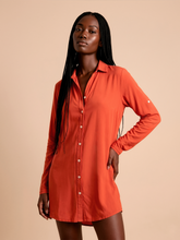 Load image into Gallery viewer, Gallery: Uv Line Shirtdress Shirtdress Copenhagen Pitanga Upf50+