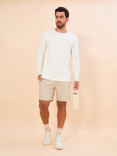 Load image into Gallery viewer, Model Front: Uv Line Short For Men / Bermuda Shorts Acqua Boxer Areia Upf50+