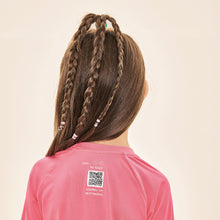 Load image into Gallery viewer, Image 04: Uv Line Rash Guard Acqua Qr Code Chiclete Fluor Upf50+