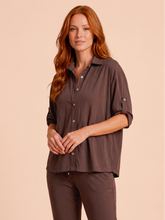 Load image into Gallery viewer, Gallery: Uv Line Shirtdress Shirt Copa Brown Upf50+