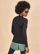 Load image into Gallery viewer, Image 04: Uv Line Rash Guard Longsleeve Fem Skin Infratherm Preto Upf50+
