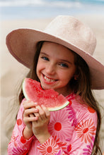 Load image into Gallery viewer, Image 09: Uv Line Girl's Two-Piece Bikini Girl Solar Rose