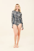 Load image into Gallery viewer, Model Front: Uv Line One-Piece Macae Dalia Marinho Upf50+