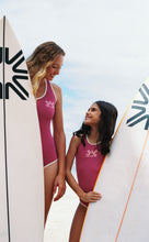Load image into Gallery viewer, Image 05: Uv Line Girl's One-Piece Swimsuit Girl Marcela Fuchsia White Upf50+