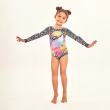 Load image into Gallery viewer, Image 04: Uv Line Girl's One-Piece Swimsuit Girl Tucano Upf50+