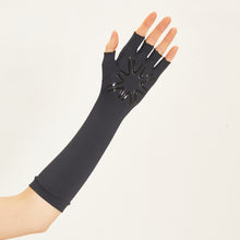 Load image into Gallery viewer, Long Gloves FPU50+ Black Uv
