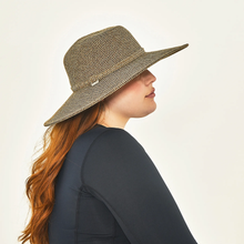 Load image into Gallery viewer, Model Back: Uv Line Floppy Hat Hat Jurere Imp Fem Mescla Upf50+
