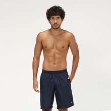 Load image into Gallery viewer, Model Front: Uv Line Short For Men / Bermuda Shorts New Fit Br Masc Navy Blue Upf50+
