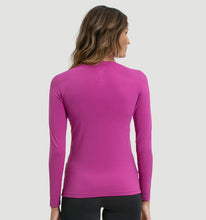 Load image into Gallery viewer, Model Back: Uv Line Rash Guard Longsleeve Uvpro Fem Pink Upf50+
