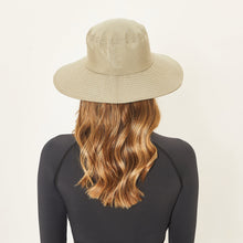 Load image into Gallery viewer, Model Back: Uv Line Floppy Hat Hat Lyon Nac L Fem Kaki Upf50+
