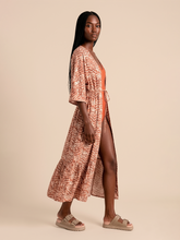 Load image into Gallery viewer, Image 03: Uv Line Shirtdress Long Shirtdress Tie Dye Pitanga Upf50+
