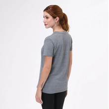 Load image into Gallery viewer, Model Back: Uv Line Fitness Top Sport Fit Mescla Fem
