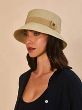 Load image into Gallery viewer, Image 02: Uv Line Bucket Hat Cap-Ferrat Linho Upf50+
