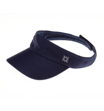 Load image into Gallery viewer, Image 05: Uv Line Visor Visor Athletic Dry Fem Navy Blue Upf50+
