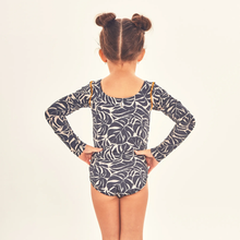 Load image into Gallery viewer, Model Back: Uv Line Girl's One-Piece Swimsuit Girl Tucano Upf50+
