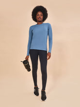 Load image into Gallery viewer, Image 04: Uv Line Rash Guard Longsleeve Uvpro Indigo Upf50+
