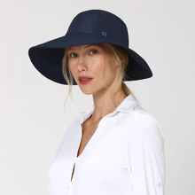 Load image into Gallery viewer, Image 02: Uv Line Floppy Hat Hat Lyon Nac L Fem Navy Blue Upf50+
