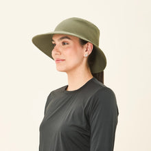 Load image into Gallery viewer, Image 02: Uv Line Bucket Hat California Verde Militar Upf50+
