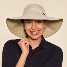 Load image into Gallery viewer, Image 04: Uv Line Floppy Hat San Diego Areia Kaki Upf50+
