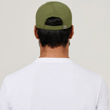 Load image into Gallery viewer, Model Back: Uv Line Caps Cap Uv Pro Masc Green Militar Upf50+
