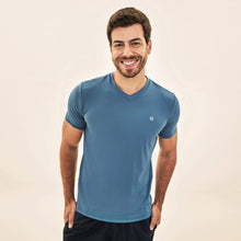 Load image into Gallery viewer, Model Front: Uv Line T-Shirt For Men T-Shirt Sport Fit Aco
