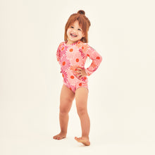 Load image into Gallery viewer, Image 02: Uv Line Baby Swimwear Baby Solar Rose Upf50+
