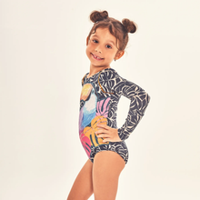Load image into Gallery viewer, Image 02: Uv Line Girl's One-Piece Swimsuit Girl Tucano Upf50+
