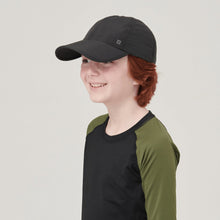Load image into Gallery viewer, Image 02: Uv Line Caps Cap Teens Colors Inf Black Upf50+
