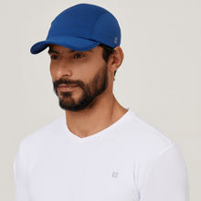 Load image into Gallery viewer, Image 02: Uv Line Caps Cap Athletic Dry 2021 Masc Nav Yblue Upf50+
