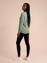 Load image into Gallery viewer, Model Back: Uv Line Rash Guard Longsleeve Fem New Fit Mix Grey Upf50+
