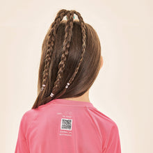 Load image into Gallery viewer, Image 04: Uv Line Rash Guard Acqua Qr Code Chiclete Fluor Upf50+
