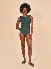 Load image into Gallery viewer, Image 02: Uv Line One-Piece Mirela Green Cactus Black Upf50+
