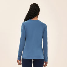 Load image into Gallery viewer, Model Back: Uv Line Rash Guard Longsleeve Sport Fit Aco Upf50+
