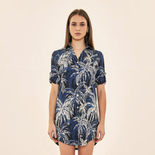 Load image into Gallery viewer, Image 05: Uv Line Shirtdress Shirtdress Coqueiros Marinho Upf50+
