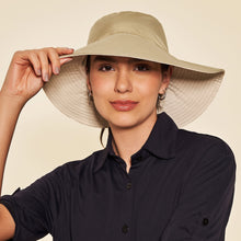 Load image into Gallery viewer, Image 05: Uv Line Floppy Hat San Diego Areia Kaki Upf50+
