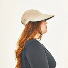 Load image into Gallery viewer, Image 04: Uv Line Caps Visor Capri Colors Nac Fem Sand Black Upf50+
