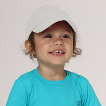 Load image into Gallery viewer, Model Front: Uv Line Caps Cap Baby Colors Inf Sand Upf50+
