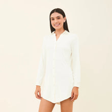 Load image into Gallery viewer, Image 02: Uv Line Shirtdress Shirtdress Copenhagen Offwhite Upf50+

