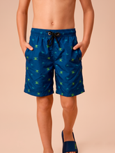 Load image into Gallery viewer, Gallery: Uv Line Boy's Swimwear Shorts Acqua Kids Pirates Fun Upf50+
