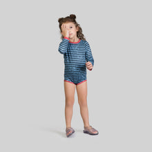 Load image into Gallery viewer, Image 09: Uv Line Baby Swimwear Macaquinho Baby Listras Upf50+
