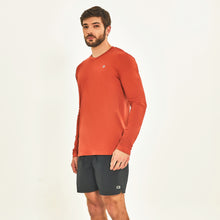 Load image into Gallery viewer, Image 02: Uv Line Rash Guard Longsleeve Sport Fit Ferrugem Upf50+
