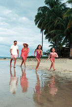 Load image into Gallery viewer, Image 06: Uv Line Girl's One-Piece Swimsuit Girl Marcela Fuchsia White Upf50+
