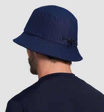 Load image into Gallery viewer, Model Back: Uv Line Bucket Hat Hat Toronto Colors Masc Navy Blue Upf50+
