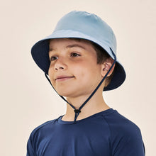 Load image into Gallery viewer, Image 05: Uv Line Bucket Hat Basic Kids Maringo Azul Ceu Upf50+
