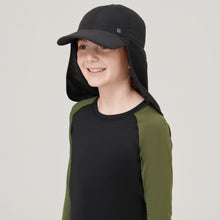 Load image into Gallery viewer, Image 02: Uv Line Caps Cap Legionario Teens Inf Black Upf50+
