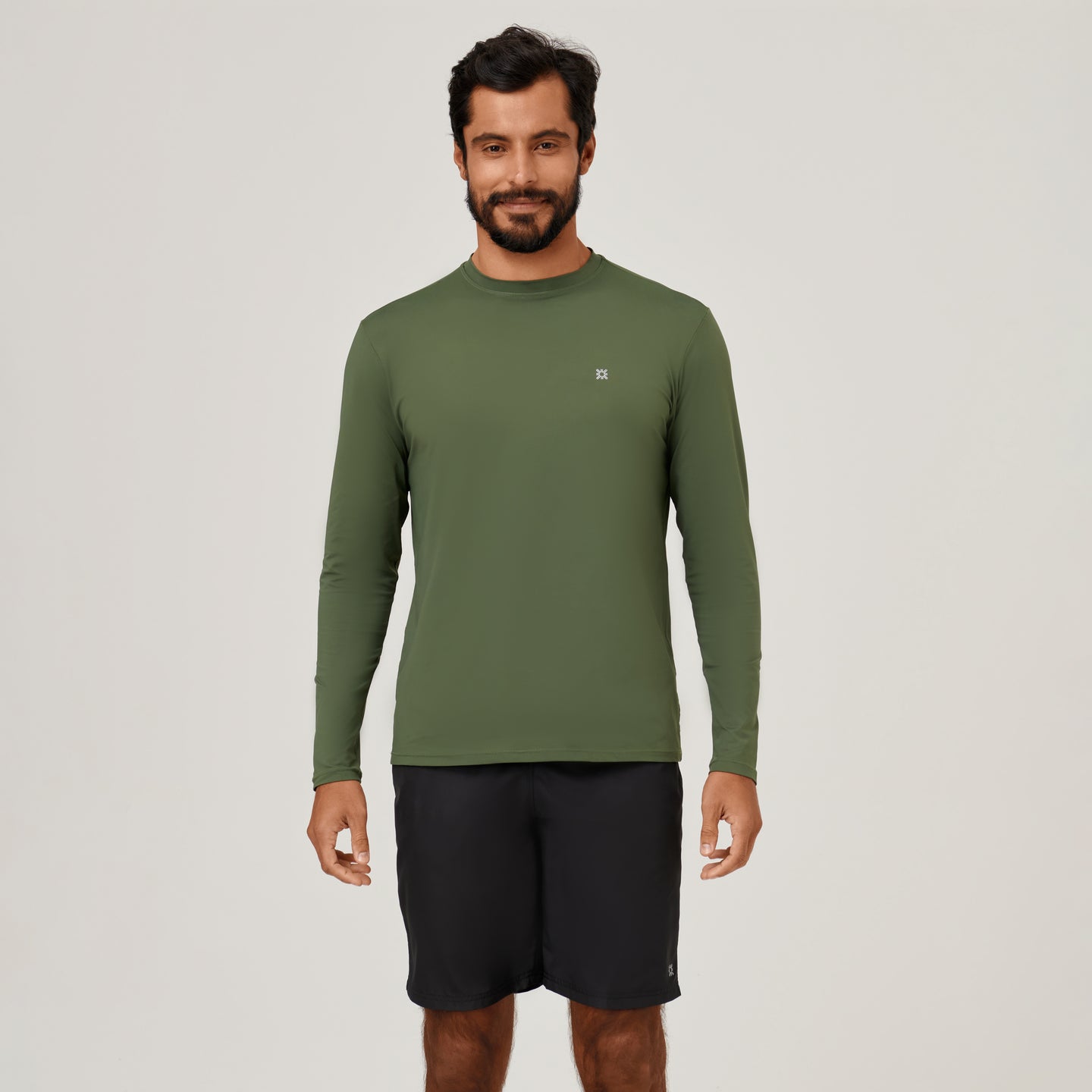 Camiseta Uvpro ML Verde Militar UPF50+