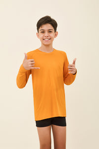 Kids Longsleeve Uvpro Laranja