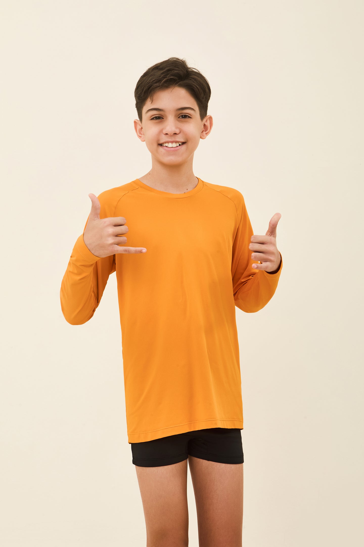 Kids Longsleeve Uvpro Laranja