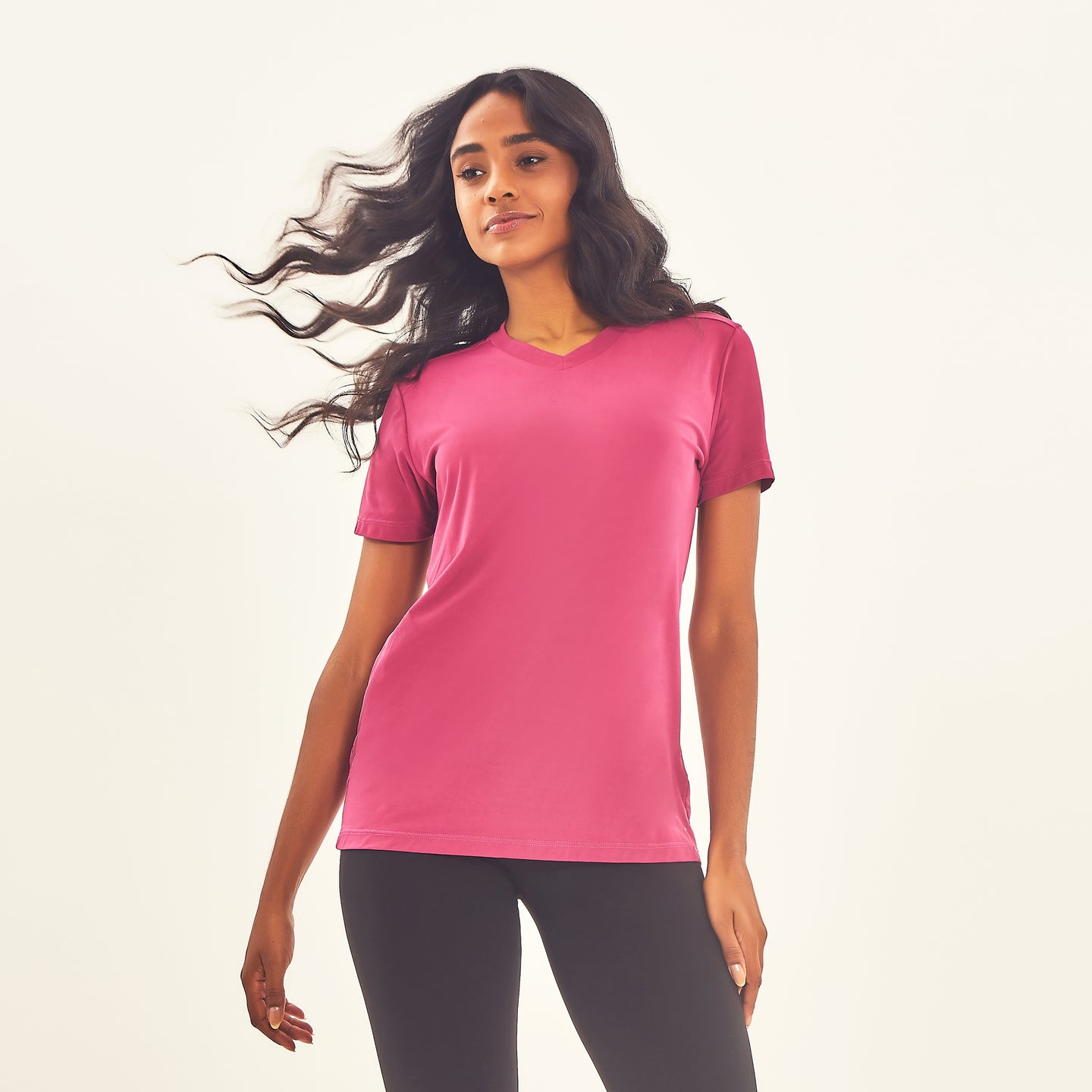 T-Shirt Sport Fit Fuchsia UPF50+